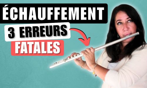 Echauffement du flûtiste