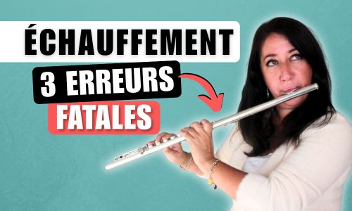 Echauffement à la flûte traversière