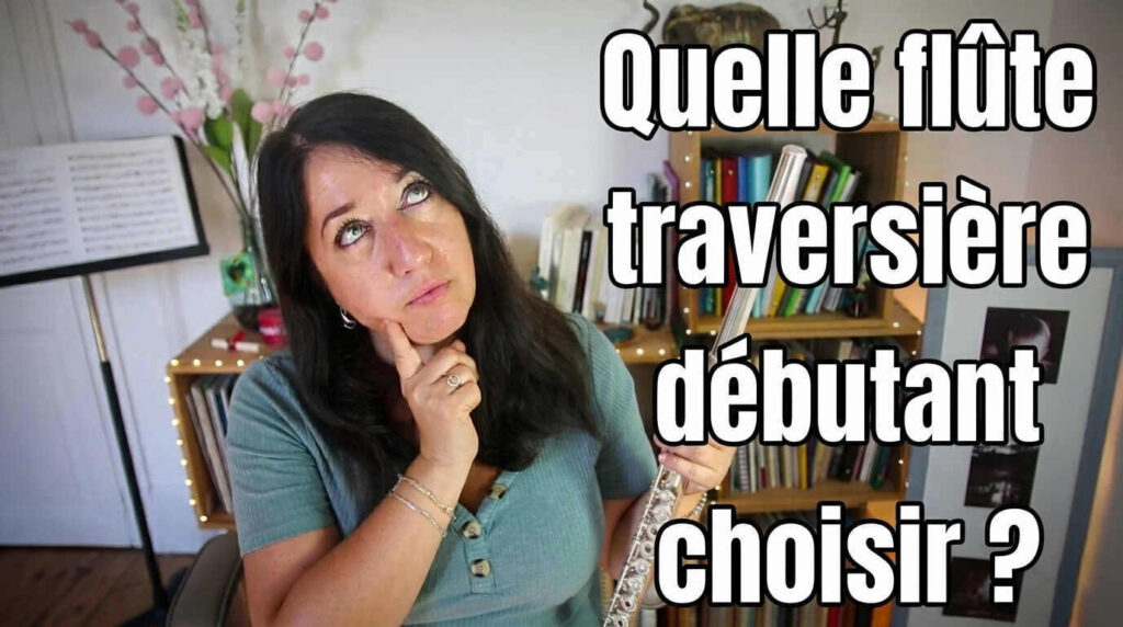 Angélique a un air pensif pour illustrer la question "quelle flûte traversière débutant choisir ?"